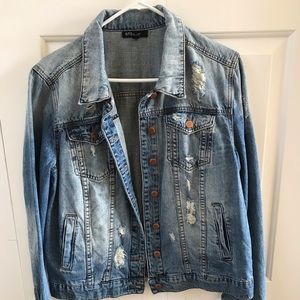 NWT Nordstrom’s Rack Distressed Jean Jacket